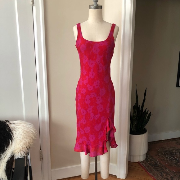 Ann Taylor Dresses & Skirts - Vintage Ann Taylor silk floral dress sz 2